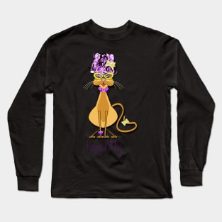 KINKY KITTY - Kinky Purrfecta Long Sleeve T-Shirt